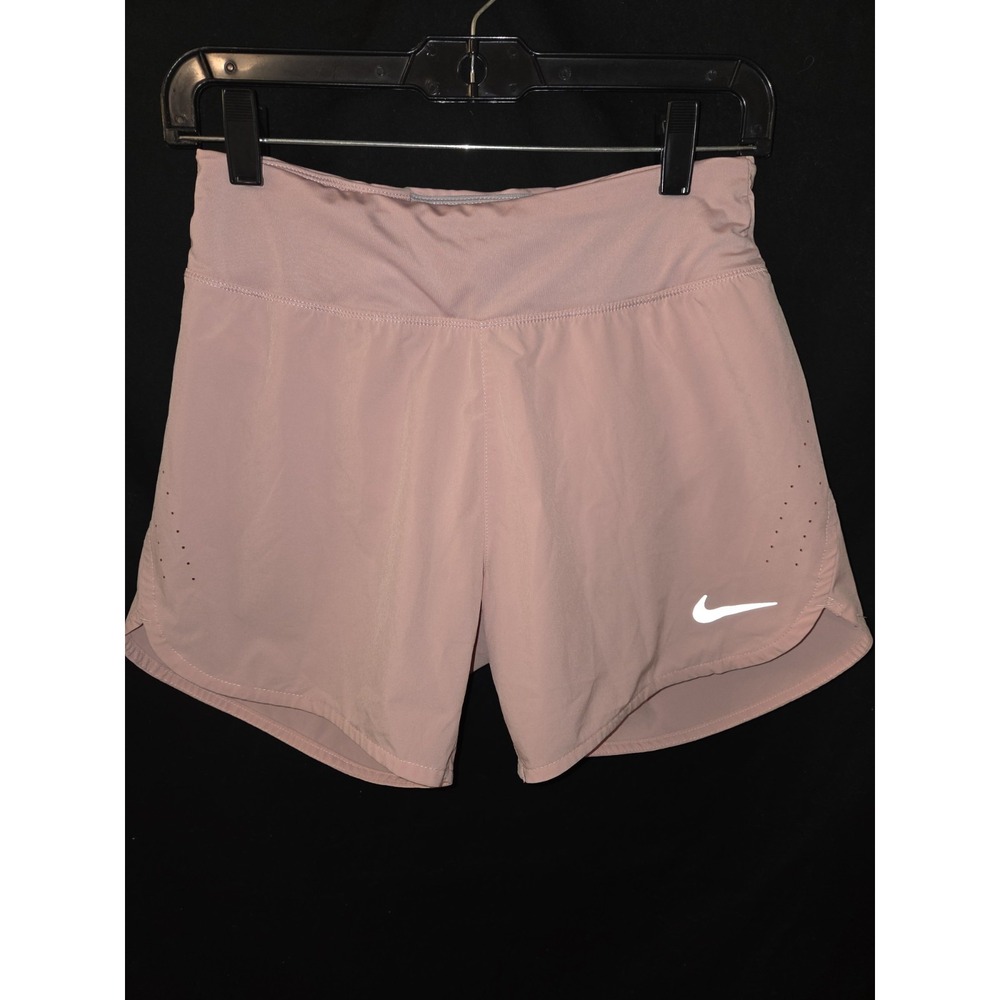 Nike Dri-Fit Running Shorts Pink Womens Size Small Lightweight Athletic Lined